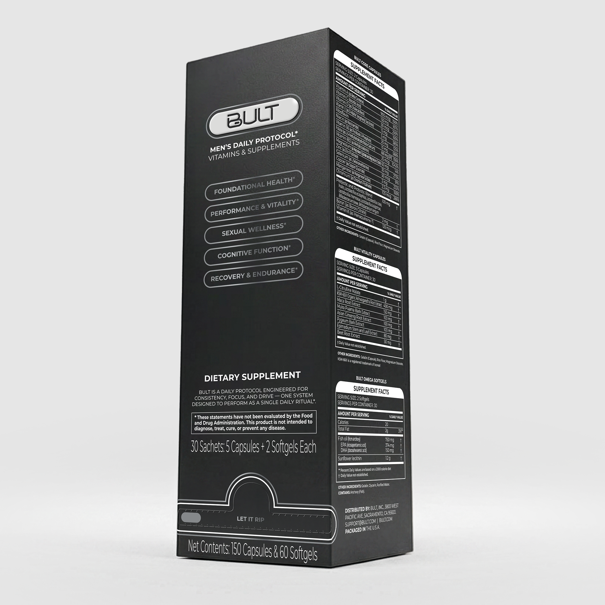 BULT Men's Daily Protocol box